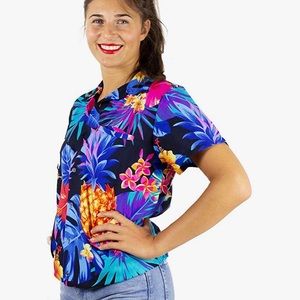 King Kameha Hawaiian Tropical Vacation Shirt [NWT]